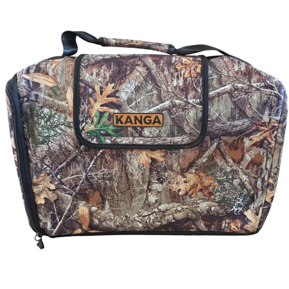 KANGA Kase Mate insulated 24 can soft pack camo cooler bag